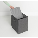 Кутия за пране 35 литра Stackable - Pepper Black, Brabantia 