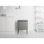Кош за смет 36 литра Bo Touch - Mineral Concrete Grey, Brabantia Холандия