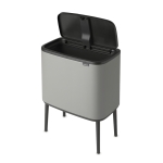 Brabantia Bo Touch кош за отпадъци 36 литра сив