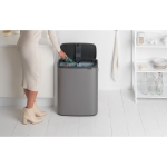 Кош за разделно събиране на смет Bo Touch 2 x 30 литра - Platinum, Brabantia Холандия