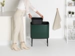 Кош за разделно събиране на смет 11 + 23 литра Bo Touch, Pine Green, Brabantia Холандия