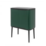 Кош за разделно събиране на смет 11 + 23 литра Bo Touch, Pine Green, Brabantia Холандия