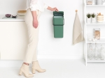 Кош за разделно събиране на смет 16 литра Sort&Go - Fir Green, Brabantia 
