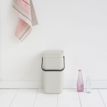 Кош за разделно събиране на смет 12 литра Sort&Go - Light Grey, Brabantia