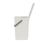 Кош за разделно събиране на смет 16 литра Sort&Go - Light Grey, Brabantia 