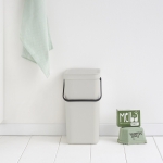 Кош за разделно събиране на смет 16 литра Sort&Go - Light Grey, Brabantia 