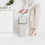 Кош за смет за разделно събиране 40 литра Sort&Go Light Grey, Brabantia Холандия