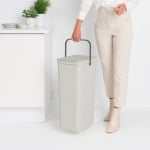 Кош за смет за разделно събиране 40 литра Sort&Go Light Grey, Brabantia Холандия