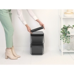 Кош за смет 20 литра Sort&Go Stackable - Grey, Brabantia 