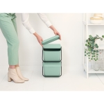 Кош за смет 20 литра Sort&Go Stackable - Jade Green, Brabantia