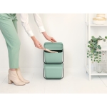 Кош за смет 20 литра Sort&Go Stackable - Jade Green, Brabantia