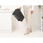 Кош за смет с педал 16 литра StepUp Dark Grey, Brabantia Холандия