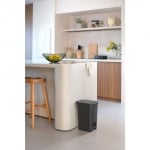 Кош за смет с педал 16 литра StepUp Dark Grey, Brabantia Холандия