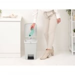 Кош за смет с педал 25 литра StepUp Light Grey, Brabantia Холандия