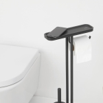Стойка за тоалетна за четка и държач MindSet Mineral Infinite Grey N, Brabantia Холандия