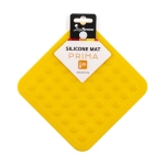 Силиконова подложка 17 x 17 см - жълта, квадрат, Luigi Ferrero Prima FR-1502 