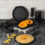 Чугунен тиган за палачинки 26 x 1 см, Luigi Ferrero Tika FR-2601