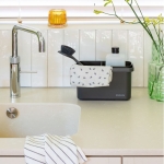 Кутия за аксесоари за почистване с дръжка SinkSide - Dark Grey, Brabantia 