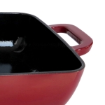 червена чугунена тава Luigi Ferrero