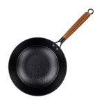 Уок тиган 28 x 8 см - лек чугун - Luigi Ferrero Tika FR-2855WH