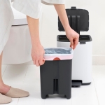 Кош за смет педал 7 литра Bo Pedal - White, Brabantia 