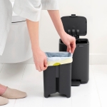 Кош за смет с педал 4 литра Bo Pedal - Mineral Infinite Grey, Brabantia 