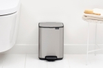 Кош за смет с педал 4 литра Bo Pedal - Matt Steel Fingerprint Proof, Brabantia