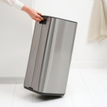 Кош за смет с педал 30 литра Bo Pedal - Matt Steel Fingerprint Proof, Brabantia