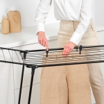 Сушилник за дрехи 18 м Hangon Too - Matt Black, Brabantia