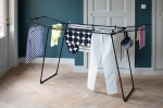 Сушилник за дрехи 22 м Hangon Too - Matt Black, Brabantia 