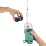 Бутилка с вграден филтър 500 мл On The Go Turquoise, Lekue Испания