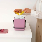 Кош за разделно събиране на смет 3 литра Sort&Go - Lilac Pink, Brabantia Холандия
