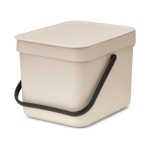 Бежов кош за отпадъци 6 литра Brabantia