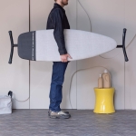 Маса за гладене D 135 x 45 см с топлоустойчива зона за ютия, Denim Grey, Brabantia Холандия
