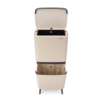 Кош за разделно събиране на смет 20+25 литра SortUp Hi - Soft Beige, Brabantia 