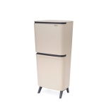 Кош за разделно събиране на смет  20+10+10 литра SortUp Hi - Soft Beige, Brabantia 