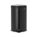 Черен кош за смет с педал 20 литра Brabantia