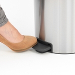 Кош за смет с педал 20 литра NewIcon - Matt Steel Fingerprint Proof, Brabantia 