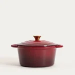 кръгла емайлирана тенджера 4 литра