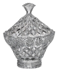 Кристална бонбониера с капак Bohemia Crystal
