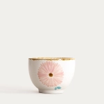 порцеланова купа за сума 14 см с декор цвете