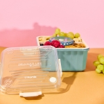 съд за храна на 2 нива - синя