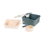 Кутия за храна 2.15 л с прибори за хранене POPPIE - синя, HOMLA Полша