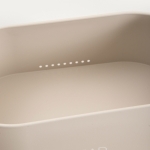 стоманена бежова кутия за хляб