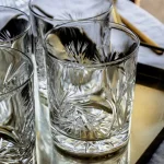 чаши за вода от оловен кристал Моника