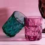 Стъклени чаши за уиски 290 мл, 4 броя, LUNNA PINK, HOMLA Полша