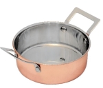 мини съд за сервиране в цвят мед