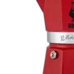 Кафеварка за 6 кафета Moka Express Color, червен цвят, Bialetti Италия