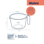 Стъклена мерителна кана 1000 мл Maleа, KELA Германия