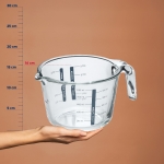 Стъклена мерителна кана 1000 мл Maleа, KELA Германия